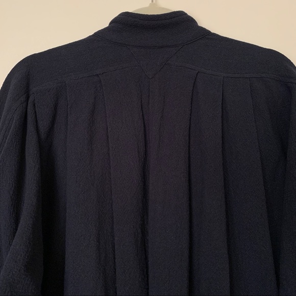 🚨SOLD Vintage Ink Blue Open Cotton Jacket - Picture 3 of 13